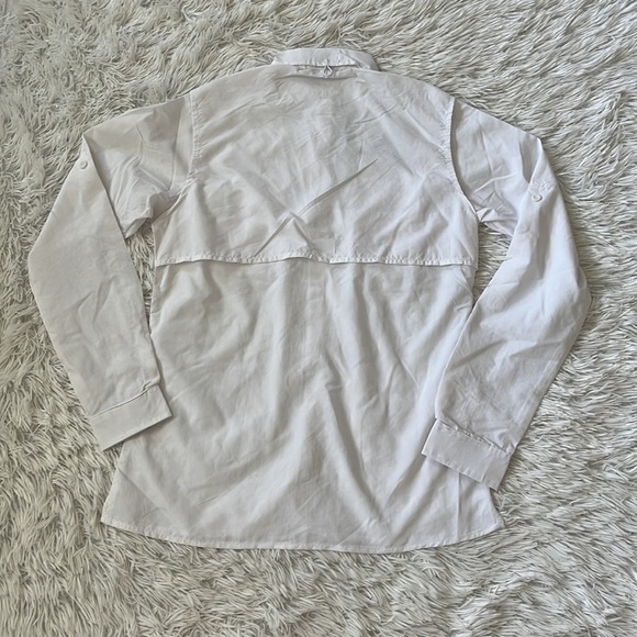 Banana boat Topsail Island North Carolina Women’s roll tab sleeve shirt size Med - Picture 12 of 13